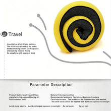 Memory Foam U-Shaped Pillow, Foldable Neck for Travel, Airplane Trips