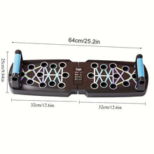 1PC Foldable Push-Up Board, Portable Multifunction Workout Tool for