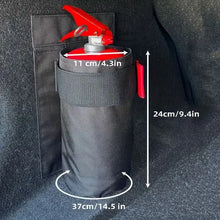 Durable Car Fire Extinguisher Organizer Trunk Storage Bag, Backseat &