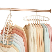 9 Hole Foldable Hanger Wardrobe Space Saving Storage For Clothes Drying