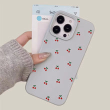For iPhone 18 17 16 15 14 13 12 11 Pro Max Case Cute Cartoon Cherry