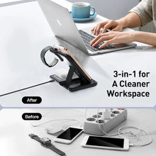 3 in 1 Foldable Night Light Wireless Charger Stand For iPhone 17 16 15