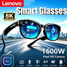 Lenovo 8K 1800MP AI Smart Glasses Hands-Free Calling Translation Chat