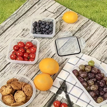4 Piece Food Storage Containers Set with Easy Snap Lids + - Airtight