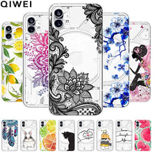 For Nothing Phone 2 Case Clear TPU Soft Lovely Printing Silicone Cover