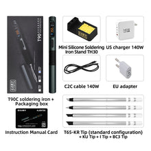 ALIENTEK T90 Smart Soldering Iron PD 3.1140W Portable Digital Display