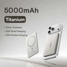 Baseus 5000mAh Magnetic Power Bank 15W Wireless 20W Wired Charging Thin