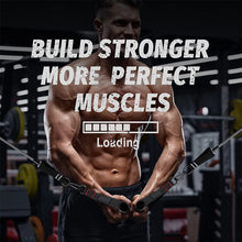 Resistance Bands Handle Bar Attachment Station Fitness Pulley Strap