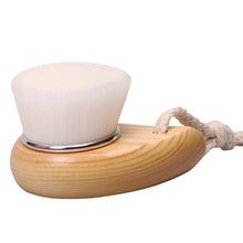 Blackhead Deep Cleaner Beauty Facial Massage Brush Care Wooden Handle