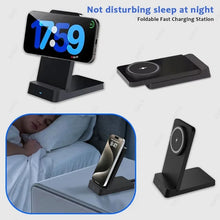 Portable Design Magnetic Alignment Wireless Fast Charging Stand For