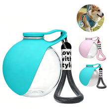 Portable Dog Water Bottle Travel Dispenser with Bowl No-Spill Puppy for