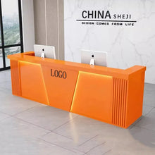 Hair Salon Cashier Reception Desk Counter Luxury Aesthetic Modern