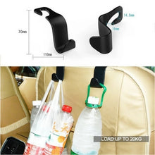 Car Rear Seat Organizer Storage Bag Hooks Holder Handbag Umbrella Car