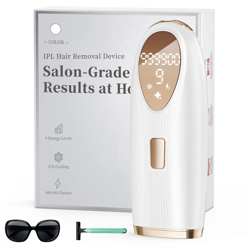 IPL Hair Removal with Ice Cooling Function for Women,Long-Lasting