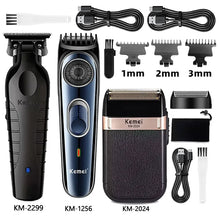 Kemei Hair Clipper Km-2299 Km-1256 Km-2024 Men's Electric Hair Trimmer