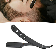 Manual Shaver for Men Barbershop Razor Stainless Steel Shank Is Easy To