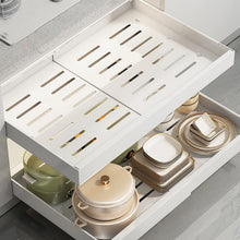 1/2PCS Pull-out Cabinet Storage Rack for Kitchen No-Drill Telescopic