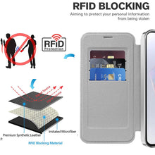 Luxury Flip Leather Card Clip Magnetic Phone Case for Samsung S26 S25