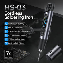 FNIRSI HS-03 Wireless Soldering Iron 10W Type-C Rechargeable Portable