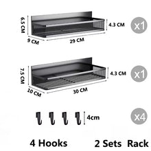 Metal Magnetic Spice Storage Rack for Refrigerator Oven Fridge Shelf