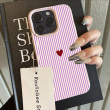 INS Cute Small Love Heart Pattern Fresh Phone Case For iPhone 18 17 16