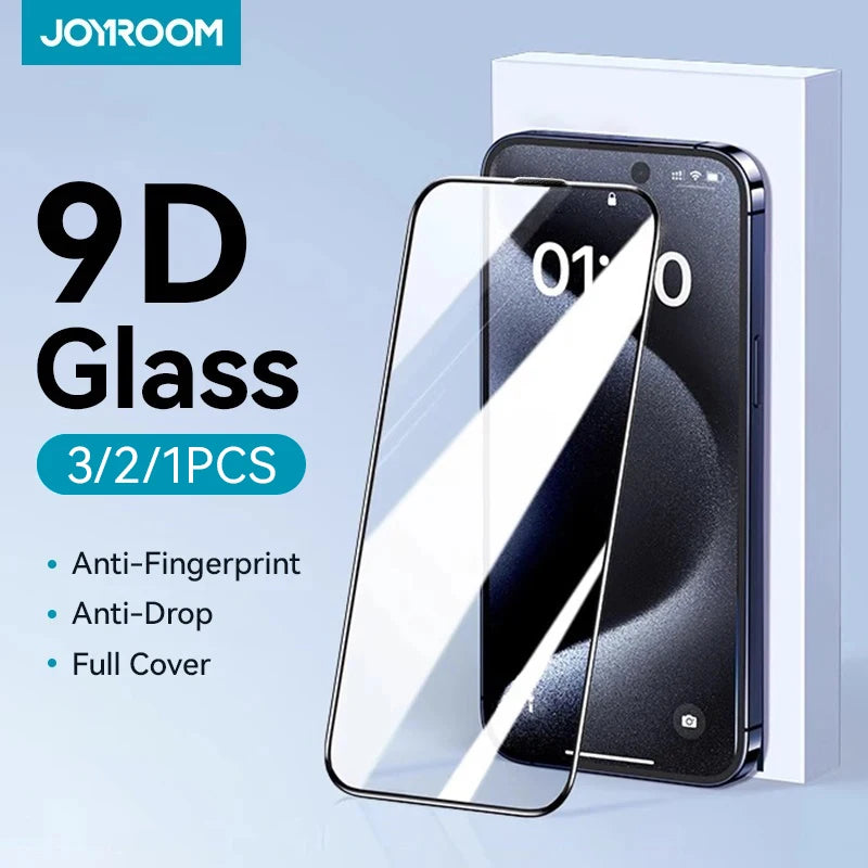 Joyroom 1/2/3pcs HD Glass Screen Protector for iPhone 18 17 16 15 14 13