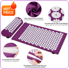 Acupressure Mat & Pillow Set Sensi Massage Needle Applicator Neck Back