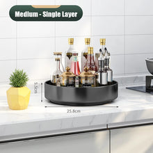 360° Rotating Spice Rack Organizer Seasoning Holder Kitchen Storage