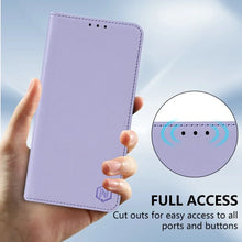 Wallet Skin Friendly Magnetic Slot Flip Leather Case For Samsung Galaxy