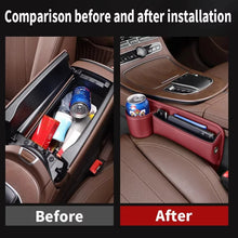 Leather Car Seat Gap Filler Organizer and Storages Automotive Universal