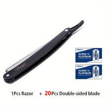 Manual Shaver for Men Barbershop Razor Stainless Steel Shank Is Easy To