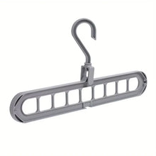 9 Hole Foldable Hanger Wardrobe Space Saving Storage For Clothes Drying
