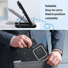 3 in 1 Foldable Night Light Wireless Charger Stand For iPhone 17 16 15