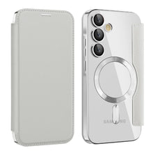Luxury Flip Leather Card Clip Magnetic Phone Case for Samsung S26 S25