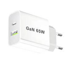 UK/AU/EU/US USB C Charger 65W PD 3.0 GaN Type C Power Adapter With