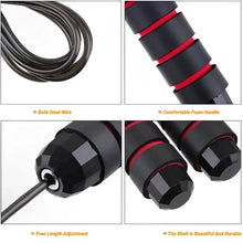 Adjustable Steel Wire Speed Jump Rope Weighted Cardio Skipping with
