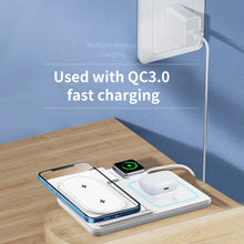 3 in 1 Foldable Night Light Wireless Charger Stand For iPhone 17 16 15